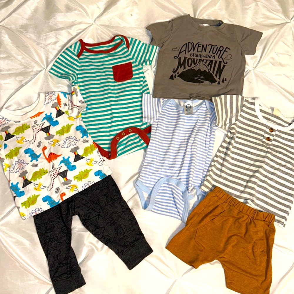 6-9 month bundle of 7 items/ 6-9 month outfits/ Cat & Jack